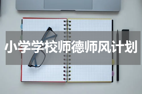 小学学校师德师风计划