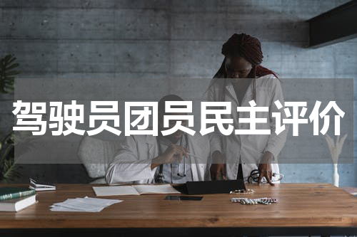驾驶员团员民主评价