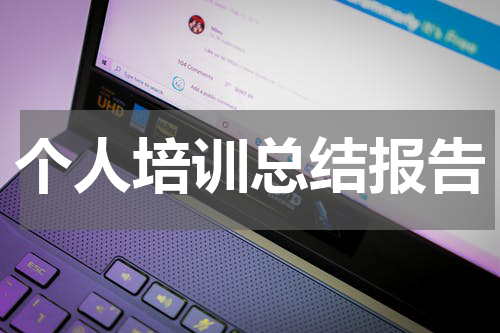 个人培训总结报告