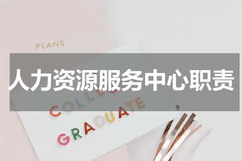 人力资源服务中心职责