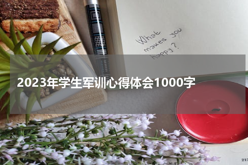 2023年学生军训心得体会1000字