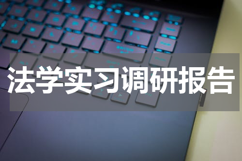 法学实习调研报告