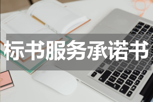 标书服务承诺书
