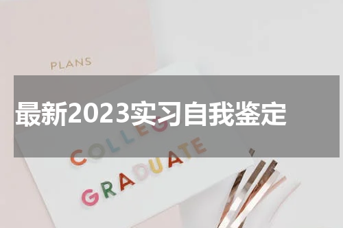 最新2023实习自我鉴定
