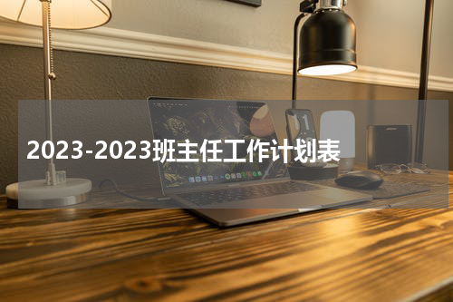 2023-2023班主任工作计划表