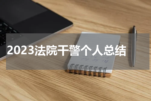 2023法院干警个人总结