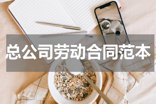 总公司劳动合同范本