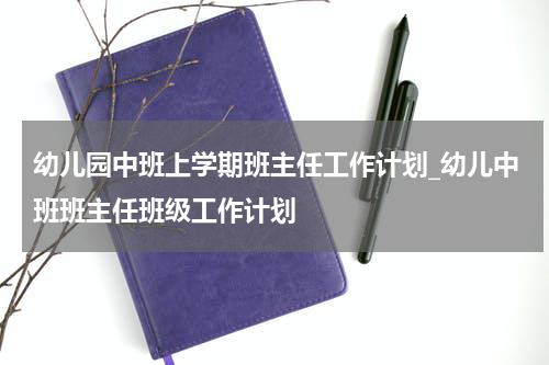 幼儿园中班上学期班主任工作计划_幼儿中班班主任班级工作计划