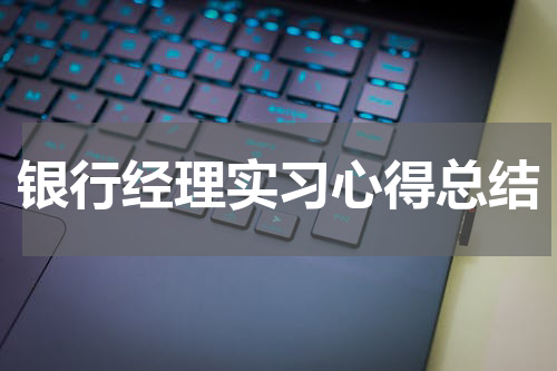 银行经理实习心得总结