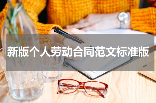 新版个人劳动合同范文标准版