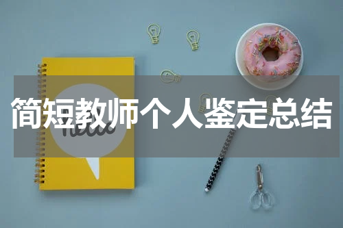 简短教师个人鉴定总结