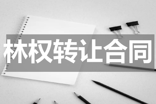 林权转让合同