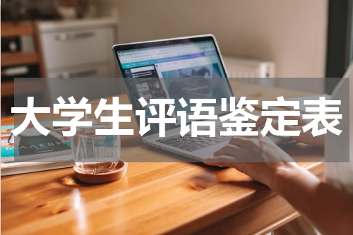 大学生评语鉴定表
