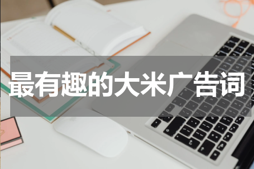 最有趣的大米广告词