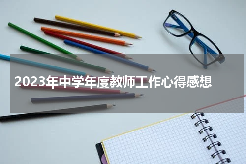 2023年中学年度教师工作心得感想