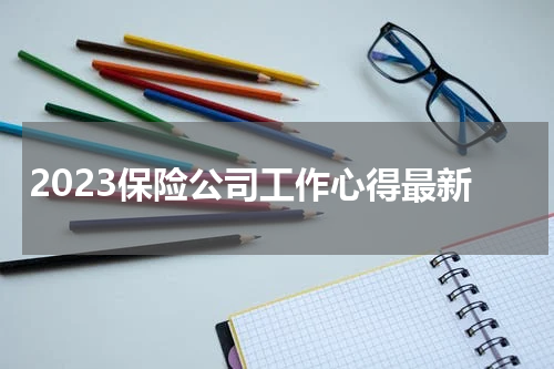 2023保险公司工作心得最新