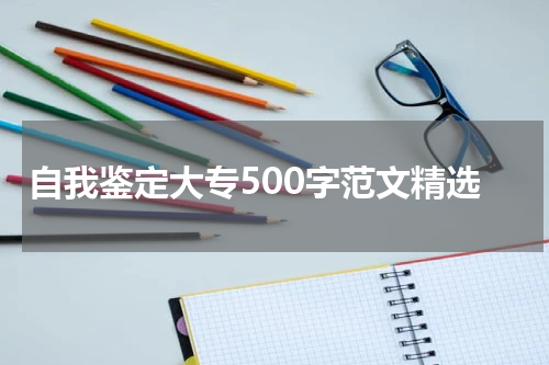 自我鉴定大专500字范文精选