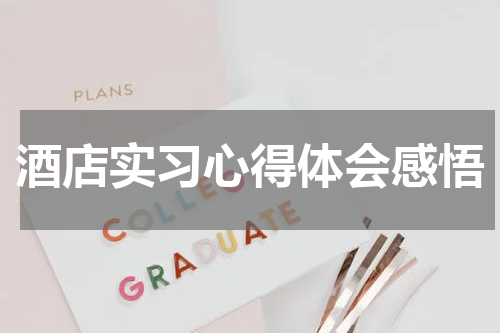 酒店实习心得体会感悟