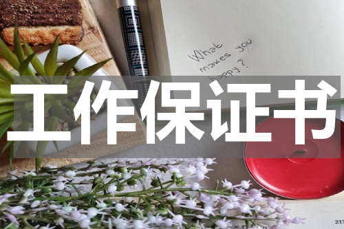 工作保证书