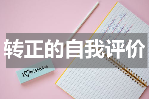 转正的自我评价