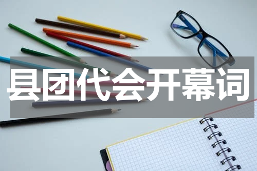 县团代会开幕词