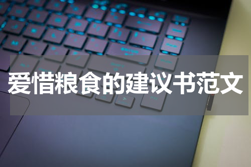 爱惜粮食的建议书范文