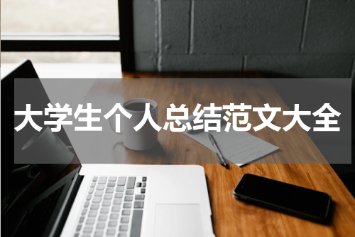 大学生个人总结范文大全