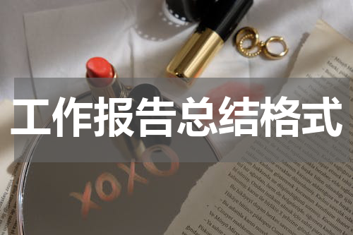 工作报告总结格式