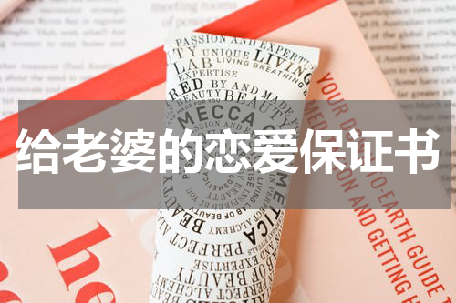 给老婆的恋爱保证书