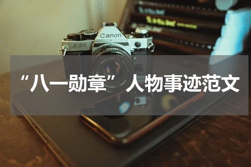 “八一勋章”人物事迹范文