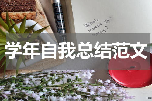 学年自我总结范文