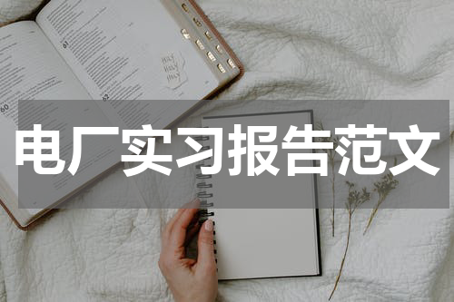 电厂实习报告范文