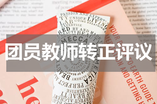 团员教师转正评议
