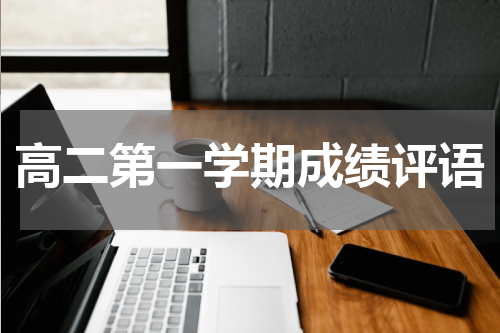 高二第一学期成绩评语