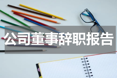 公司董事辞职报告