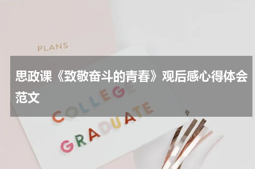 思政课《致敬奋斗的青春》观后感心得体会范文