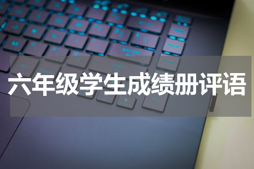 六年级学生成绩册评语