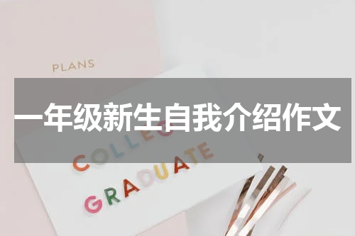 一年级新生自我介绍作文