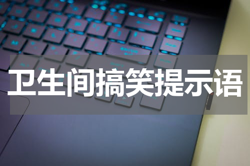卫生间搞笑提示语