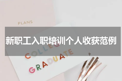 新职工入职培训个人收获范例