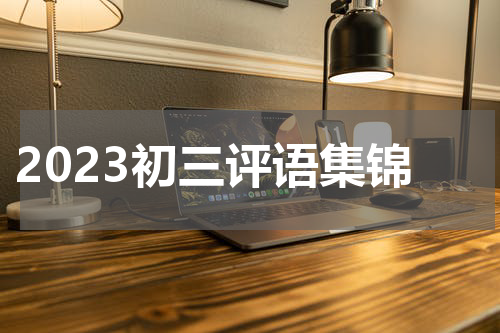 2023初三评语集锦