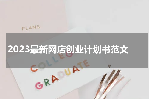 2023最新网店创业计划书范文