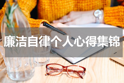 廉洁自律个人心得集锦