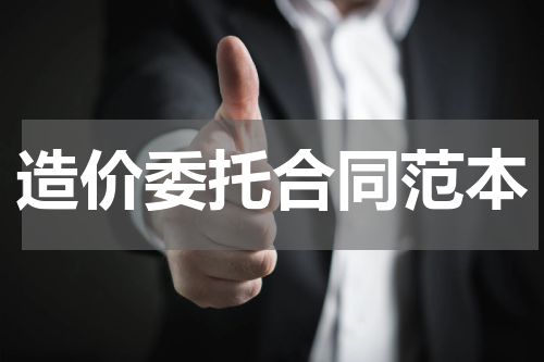 造价委托合同范本