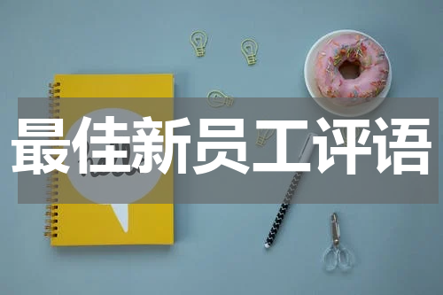 最佳新员工评语