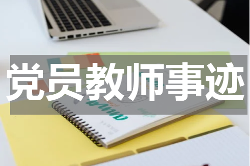 党员教师事迹