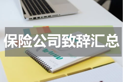 保险公司致辞汇总