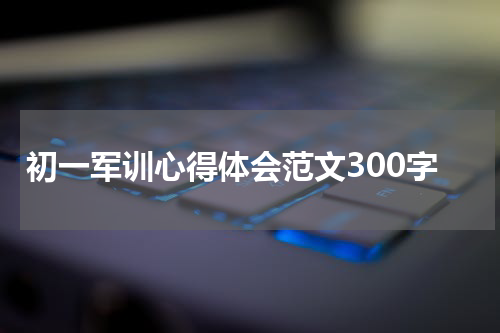 初一军训心得体会范文300字