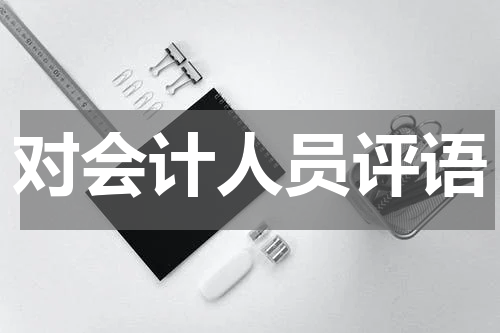 对会计人员评语