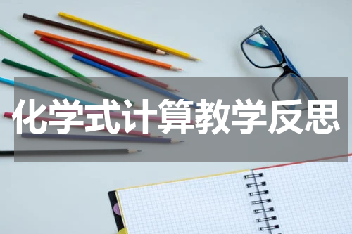 化学式计算教学反思